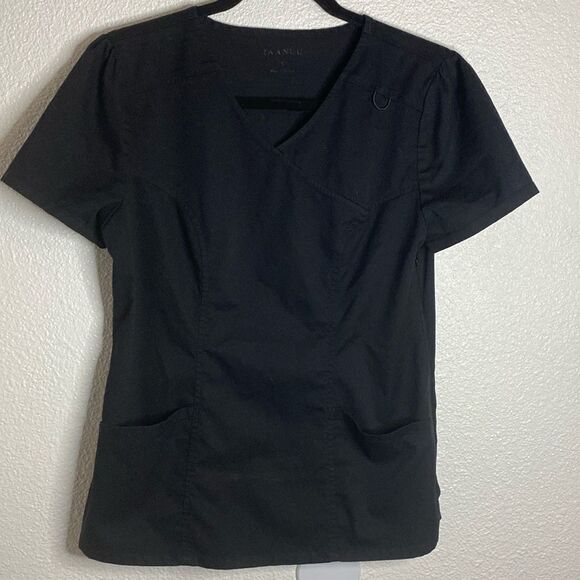 Jaanuu- black scrub top- Size Small - Picture 1 of 8